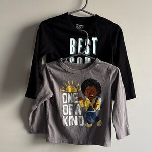 bundle size 18-24 month The Children's Place  Black and Gray Long Sleeve Tees
